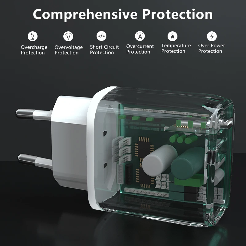 Pd 20w зарядное устройство Usb-c оригинальный адаптер для Iphone 13 12 Pro Max быстрое Eu Plug QC3.0 разъемом спецификации Usb Type-C