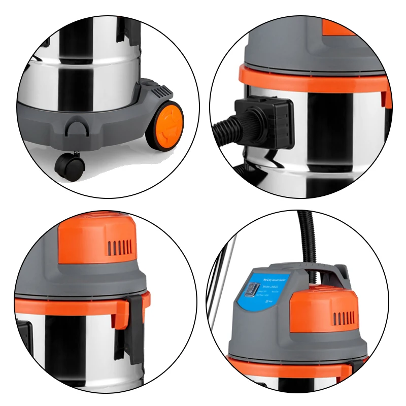 Big motor industrial wet & dry vacuum cleaner