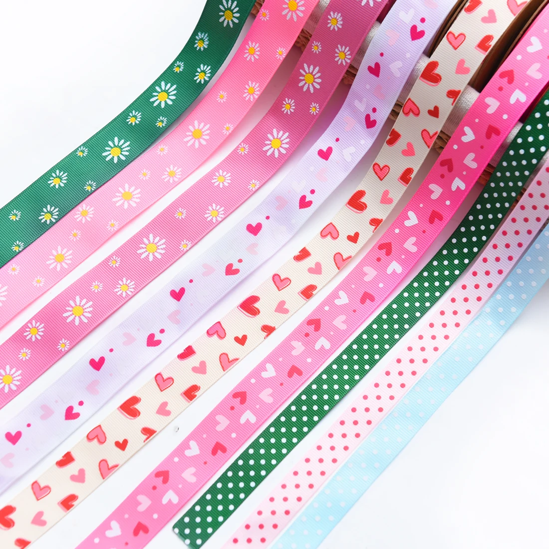 Free sample colorful cheap customized printed cintas decorativas grosgrain ribbon supplier 3/4 inch from china