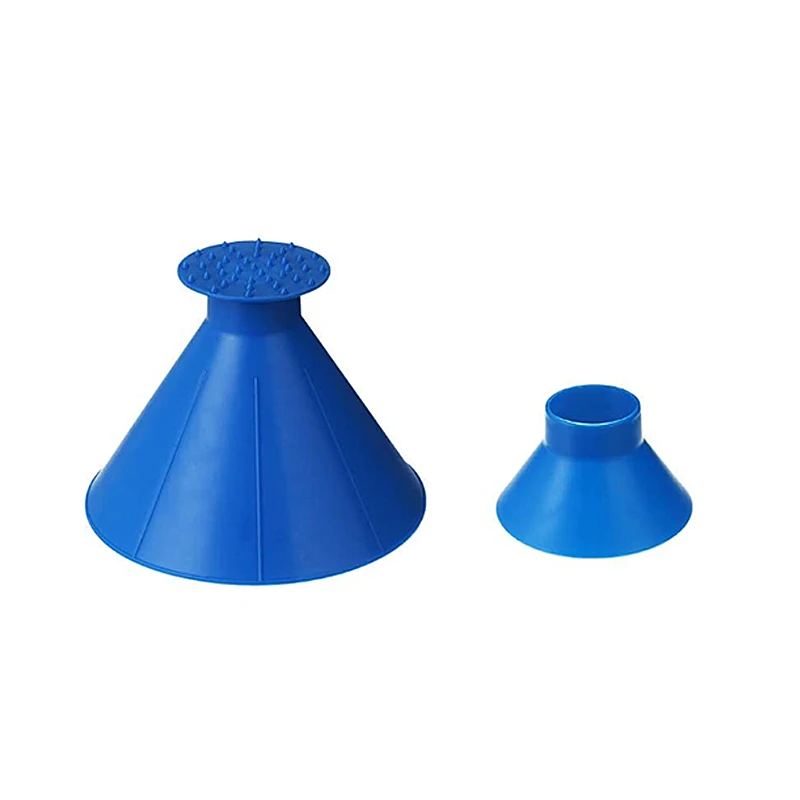 Лобовое стекло скребок конус круглый лобовое стекло автомобиля скребок Воронка инструмент для удаления снега