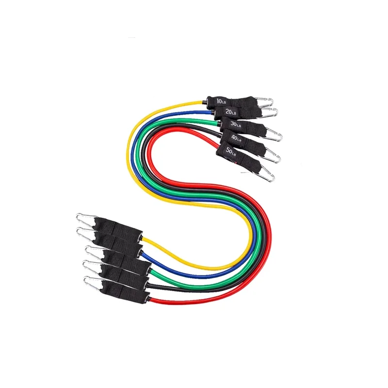 
Strength training 11 pcs resistance bands bodybuilding fitness accessories heavy resistance tube kit 