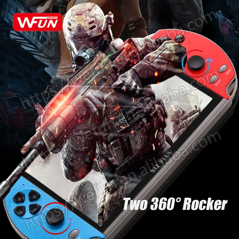 [10% off] X12 плюс 7 дюймов игровой консоли Портативный Ретро игровой консоли классический MP5 Ручной игровой плеер для детей игра X12 плюс