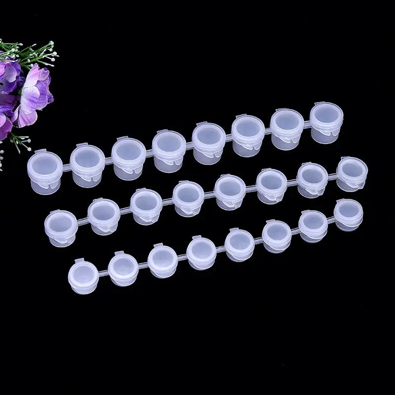 Пустые кастрюли для рисования, банки для школы, 2 мл 3 мл 5 мл, полоски для рисования