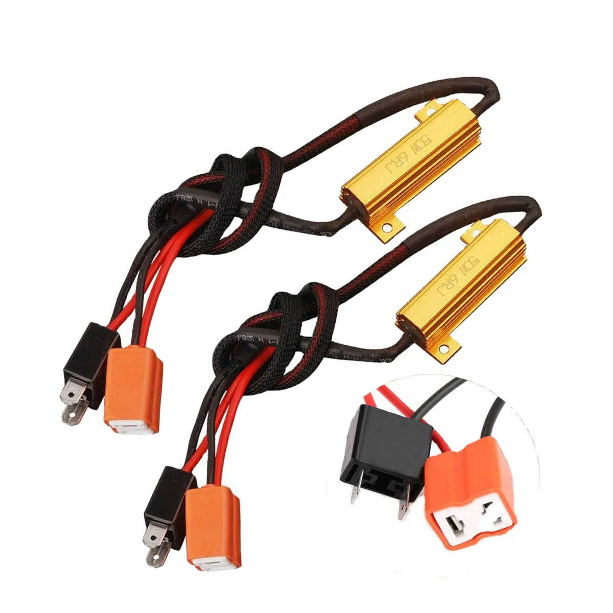 Лидер продаж, светодиодные лампы H4, декодер, линия связи лампы H4