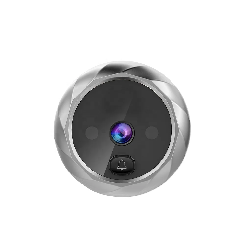 3 inch visual electronic doorbell system doorbell intercom indoor cat eye monitor night vision HD camera Digital door peephole