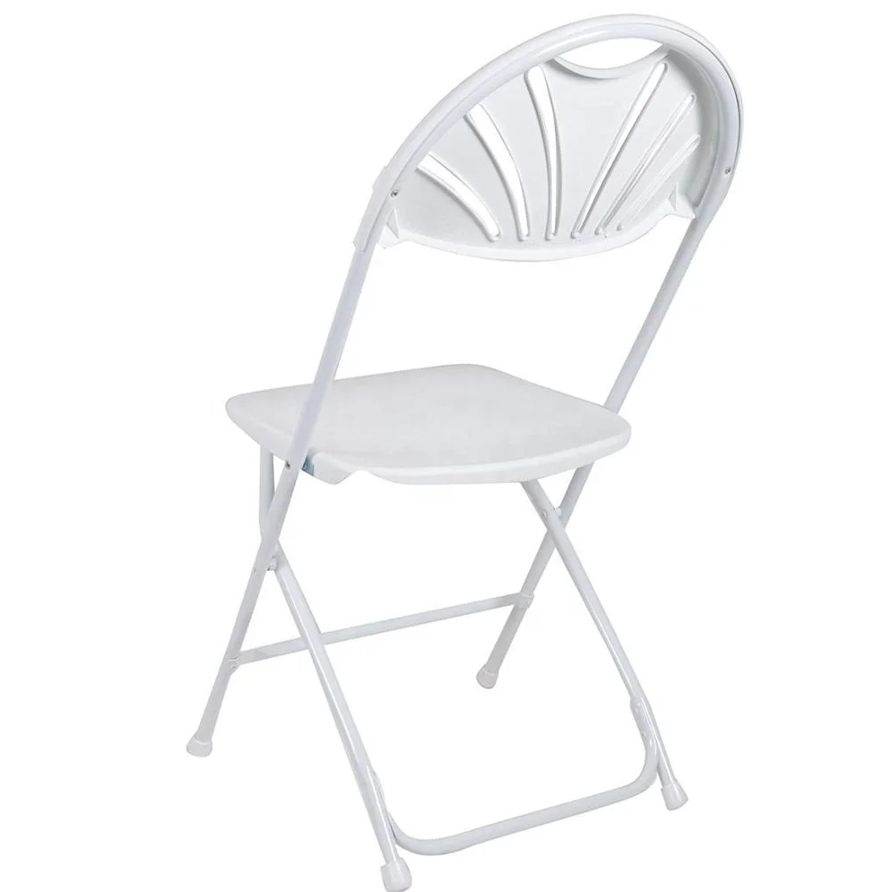Outdoor lightweight portable folding table and chair set cheap wedding plastic folding chairs
