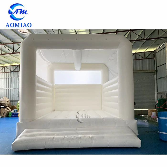 Надувная квадратная Свадебная палатка Aomiao, белый надувной замок для свадьбы, распродажа