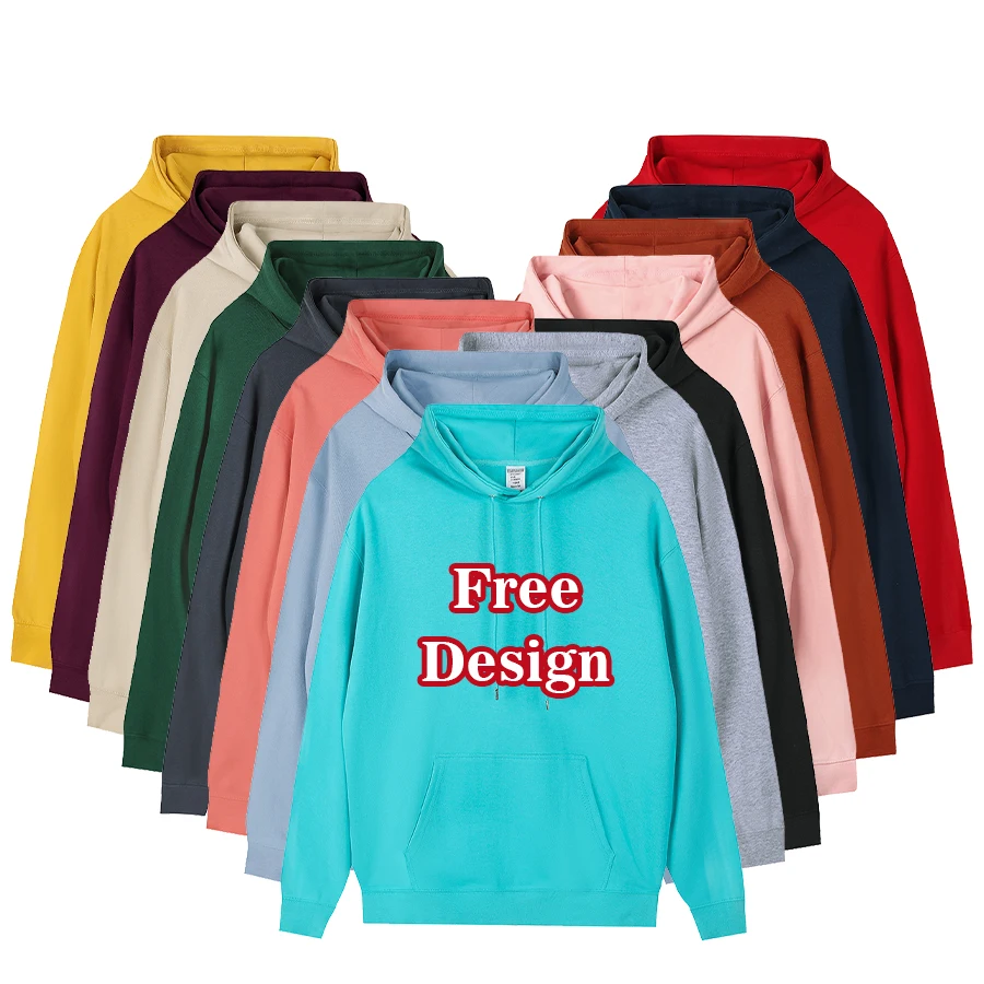 Factory price Solid Design Black customized men fitness hoodies Casual pullover men Hoodies sports hoodie for men