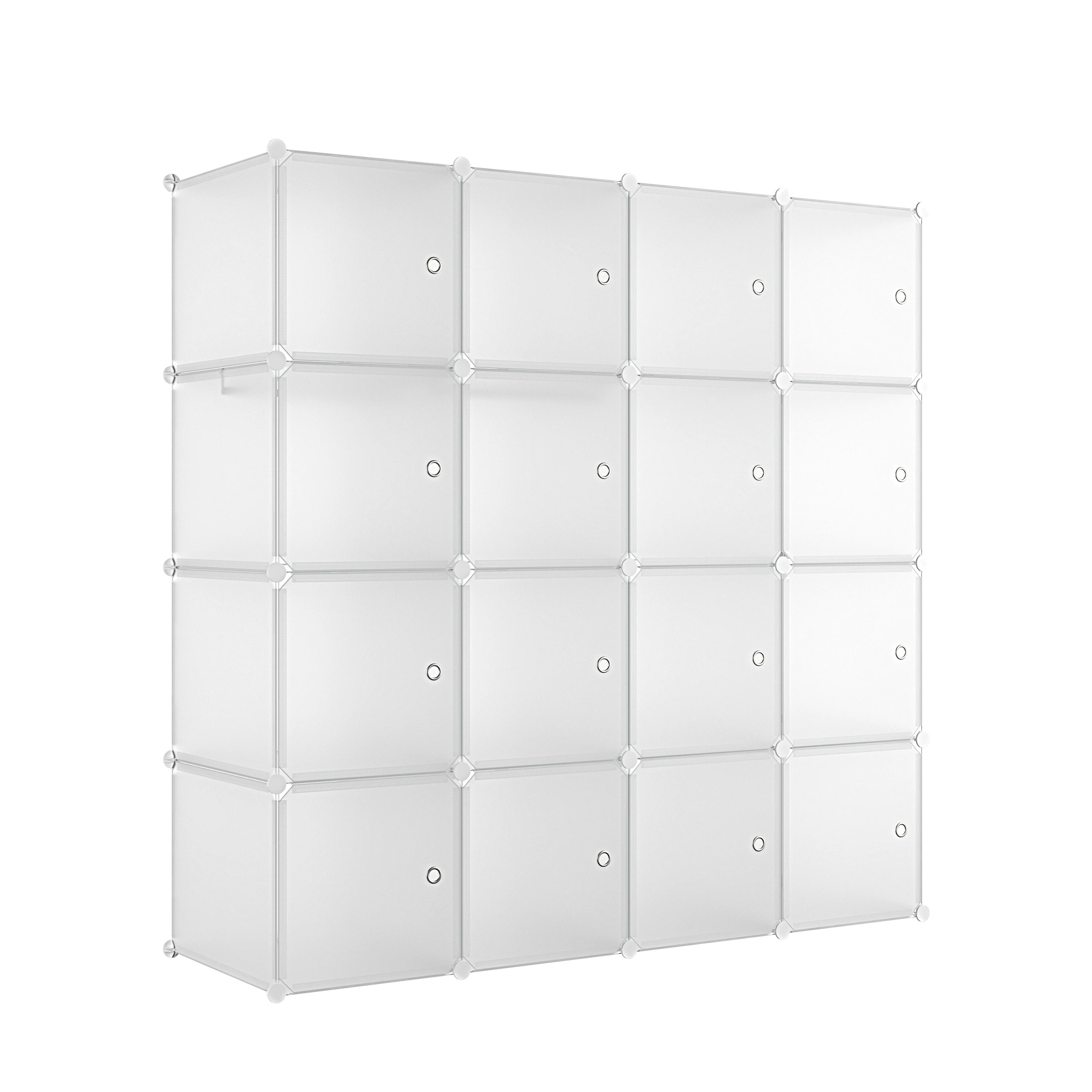 Plastic Wardrobe Storage Box Cube Wardrobe Kids Assemble Plastic Portable Wardrobe Closet Organizer