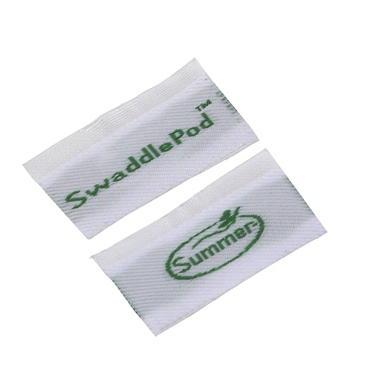 Customized high quality clothing labels shuttle loom clothing labels eco-friendly fabric labels