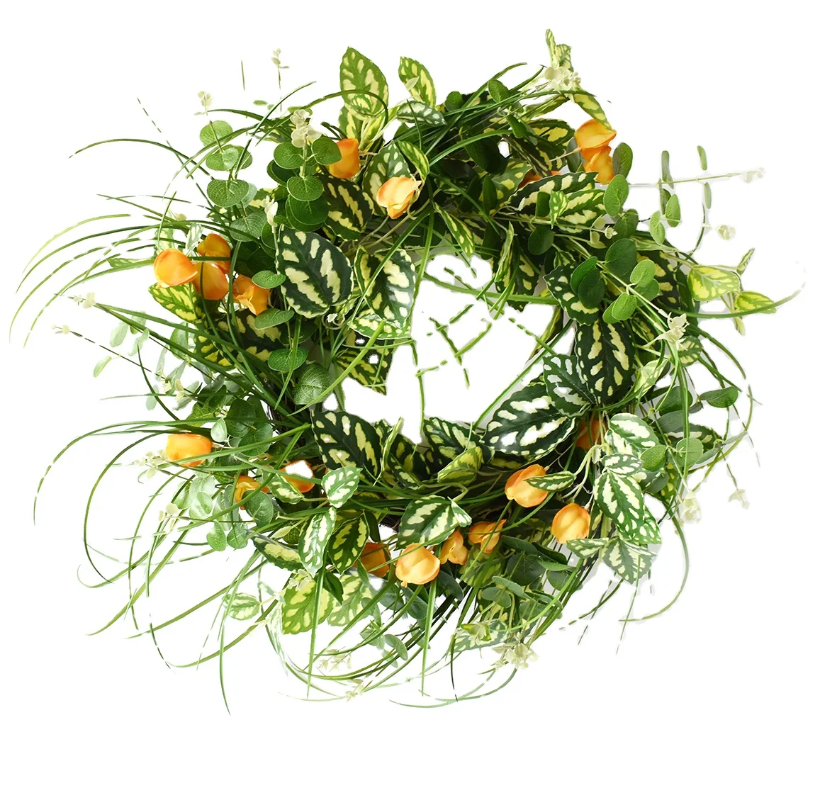 2022 Hot Selling Wholesale Silk Artificial Flower Home Wedding Decoration Big Eucalyptus Garland