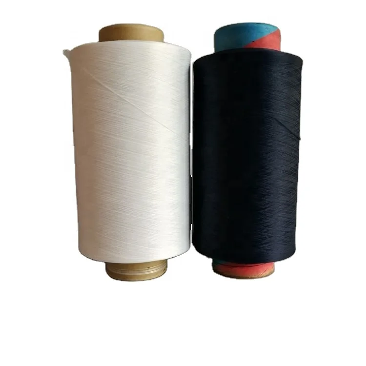 DTY 75D/36F grey 800 hours Grade 4  High colorfastness UV protection dope dyed SD NIM polyester Color knitting Yarn for t shirt (1600068648492)