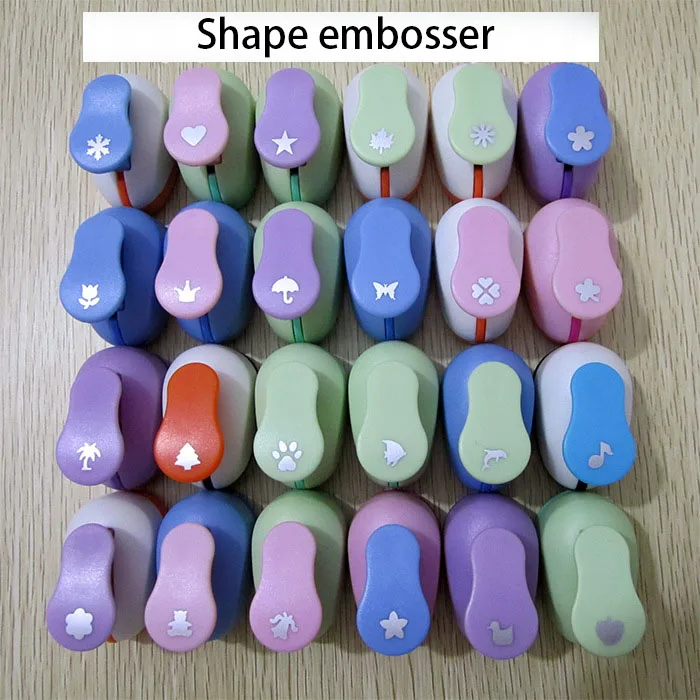 Christmas Tree Snowflake and Circle Craft Hole Puncher DIY Scrapbook Paper Cards Embossing Puncher for Art Cutter Tool