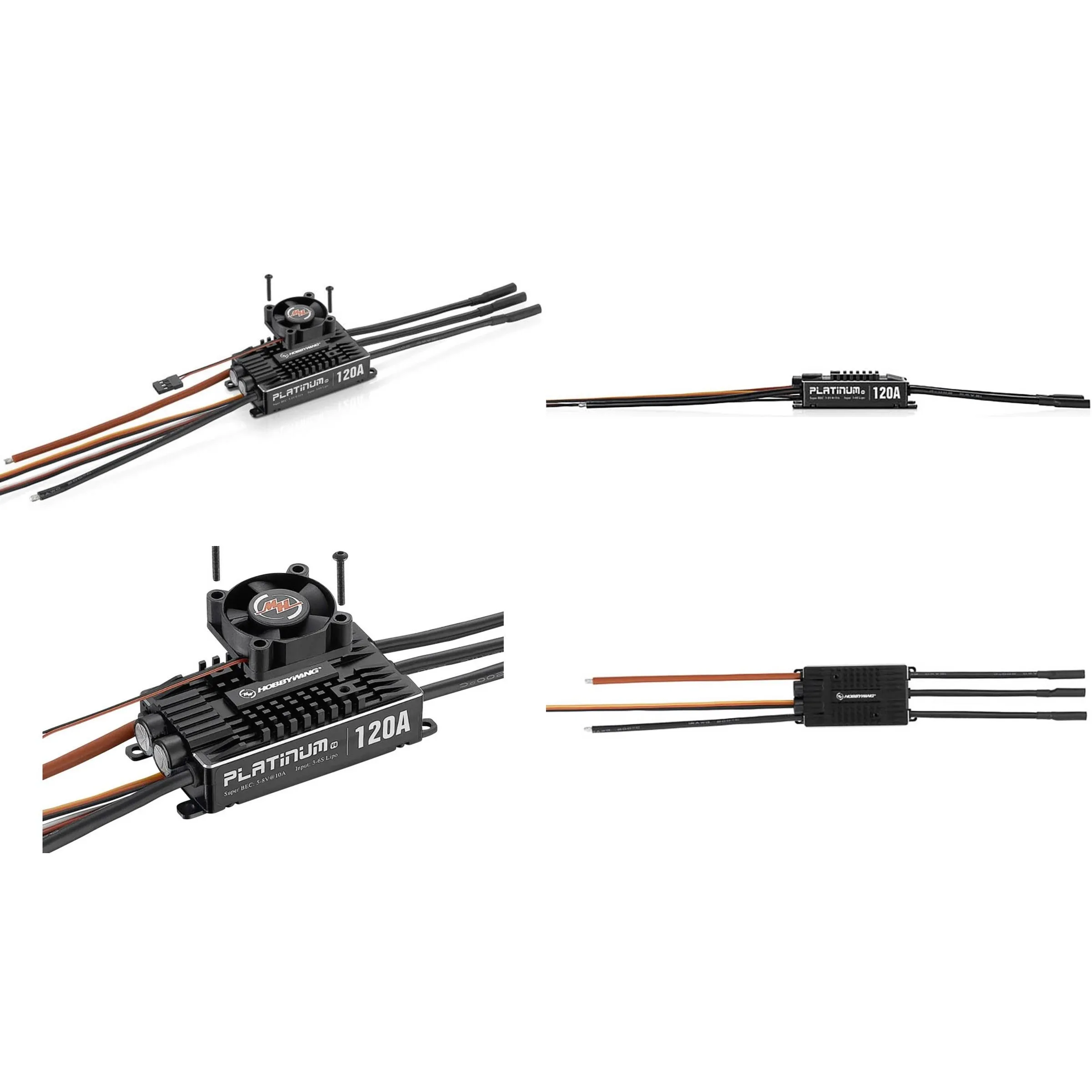 Hobbywing Platinum Pro 120A V4 flight model Brushless controller Load capacity (max. A): 150A (940910018244)