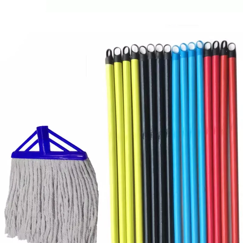wholesale factory PVC coated wooden handle palos de escobas broom making machine for grass broom stick