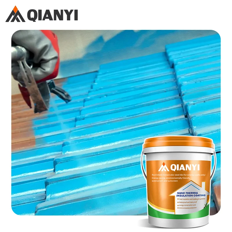 Out Door Ceramic Coating Acrylic Waterproof Roof Coating Thermal Insulation Paint