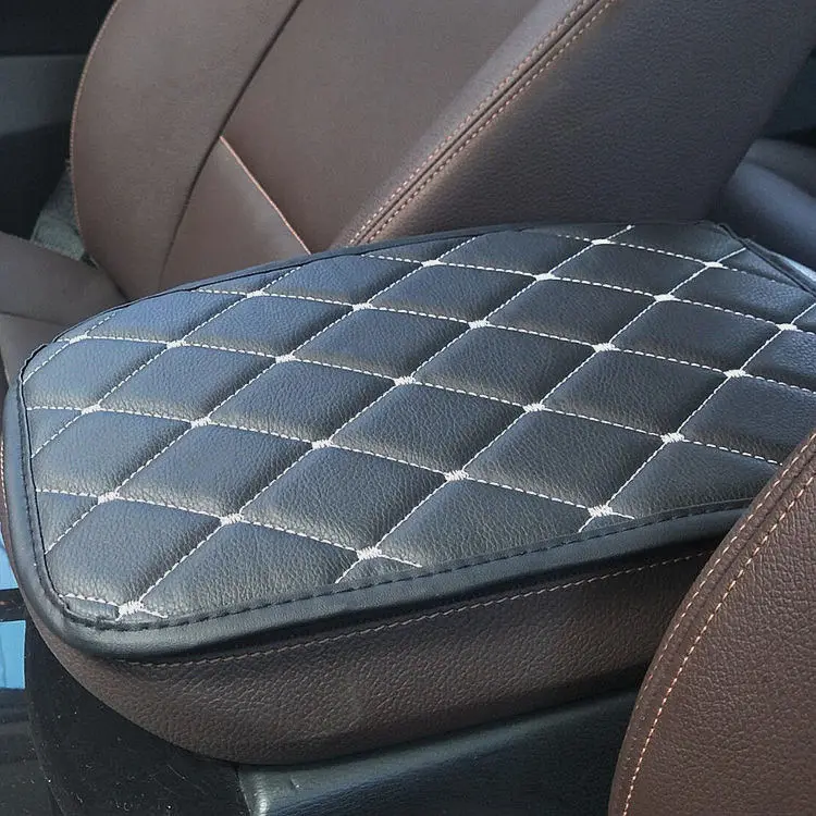 car accessories 2022 leather armrest box pad cushion universal fit sizes for mercedes benz bmw audi toyota honda kia hyundai
