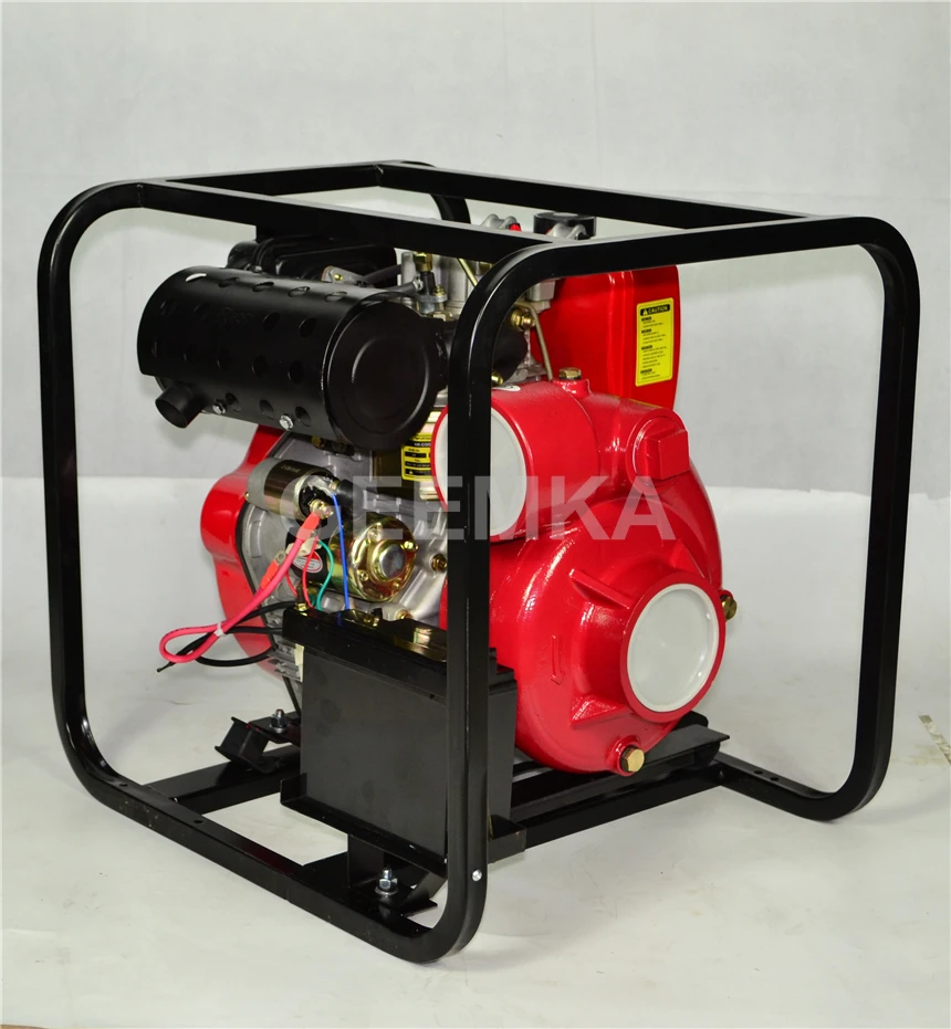 portable cast iron high pressure 13hp 80mm 3inch diesel engine water pump