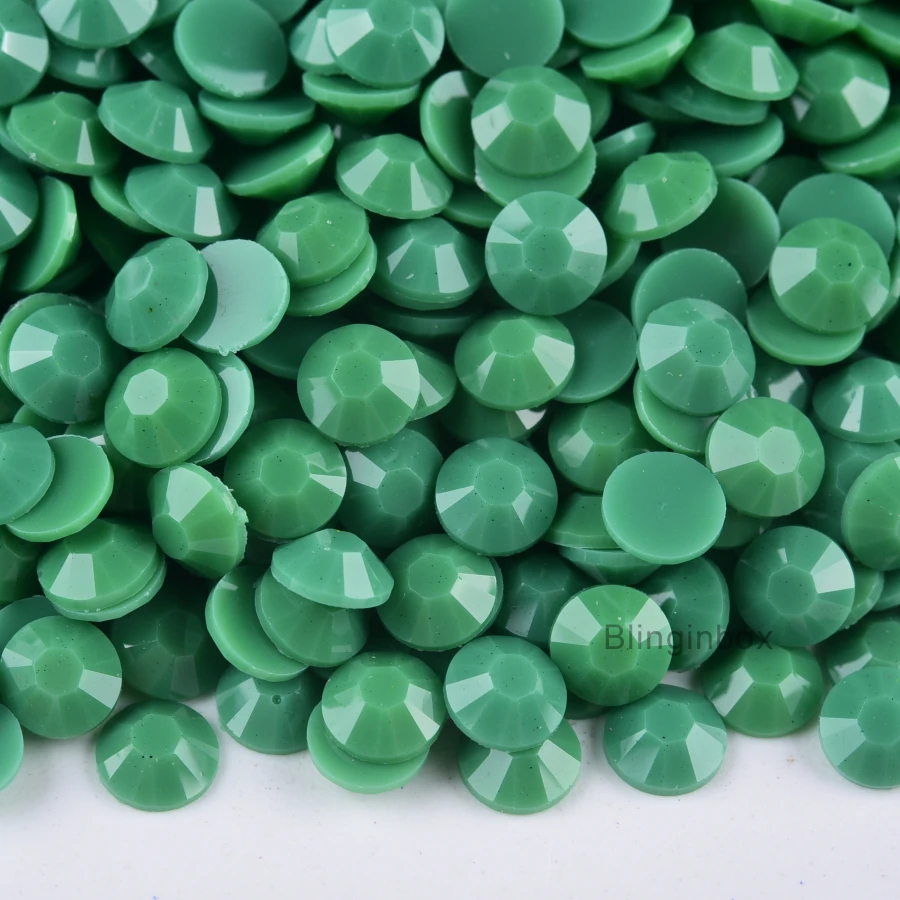 Blinginbox Factory Resin Jelly Opaque Jelly Flatback Solid Rhinestones Non Hot Fix Rhinestones Crystal Strass for Tumblers Craft