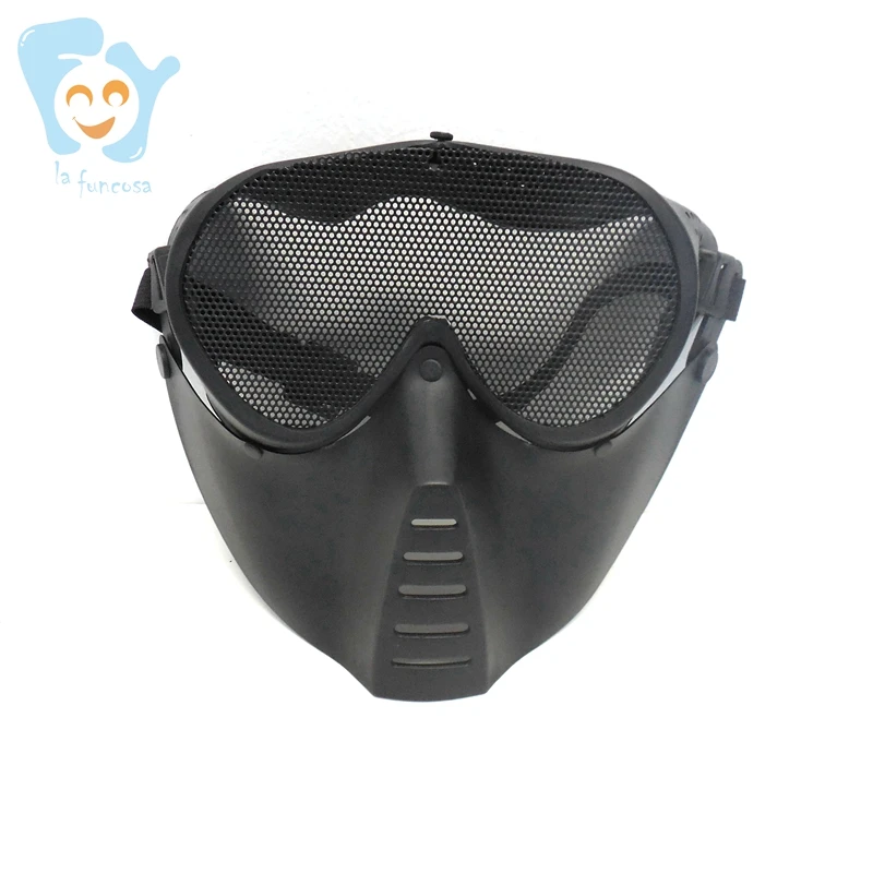 Adult Plastic Shooting Archery  Game Paintball Mesh Helmets