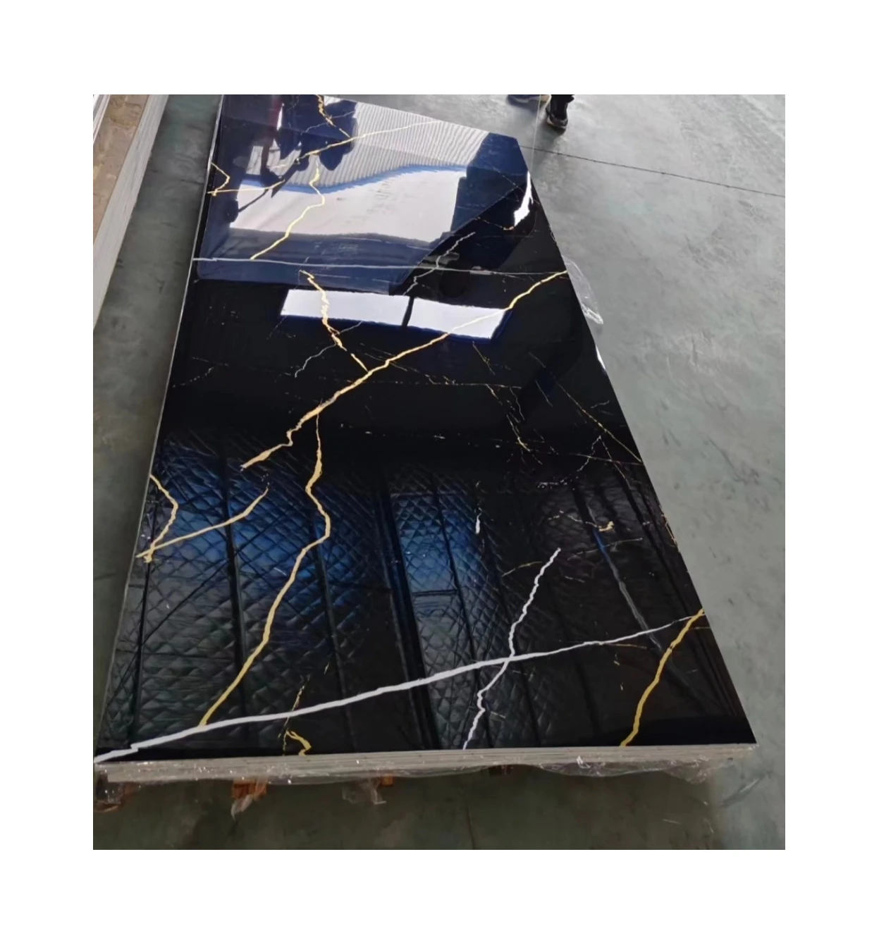 Luxury Interior Decoration Wall Panel PVC Sheet Decor UV Marble Board