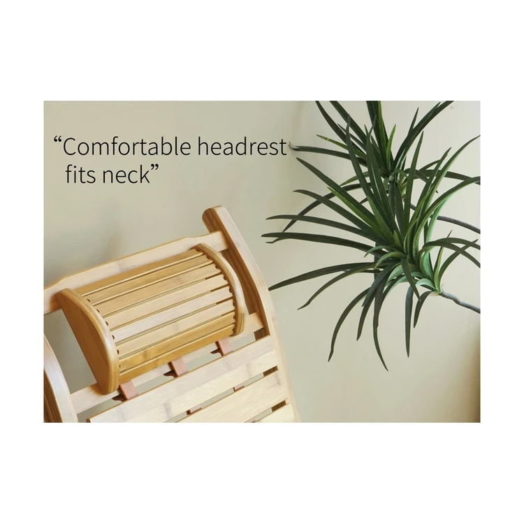 
Customized High Quality Office Chair Foldable Bamboo Rocking Chair 