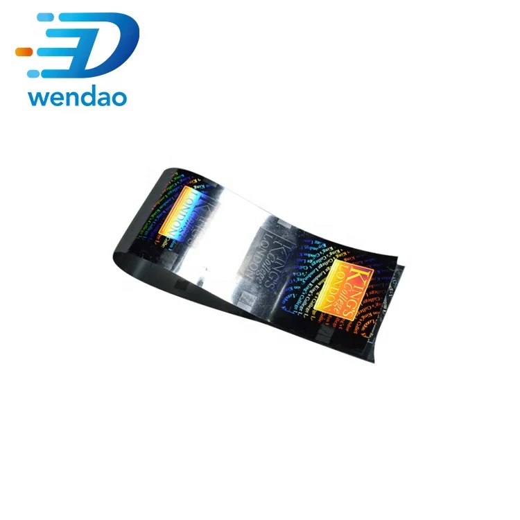 holographic cold lamination film transparent foil sticker paper for foil tape