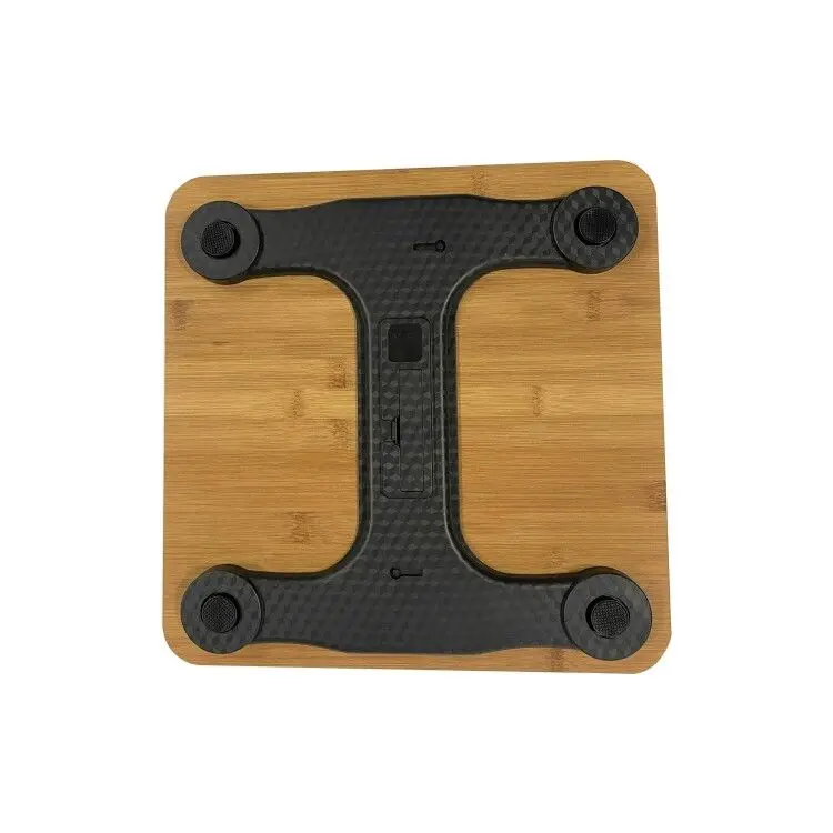 Domestic Bathroom Scale Weighing Scale Bamboo 2 AAA Power Battery Pattern Bathroom Health Tray New Arrival