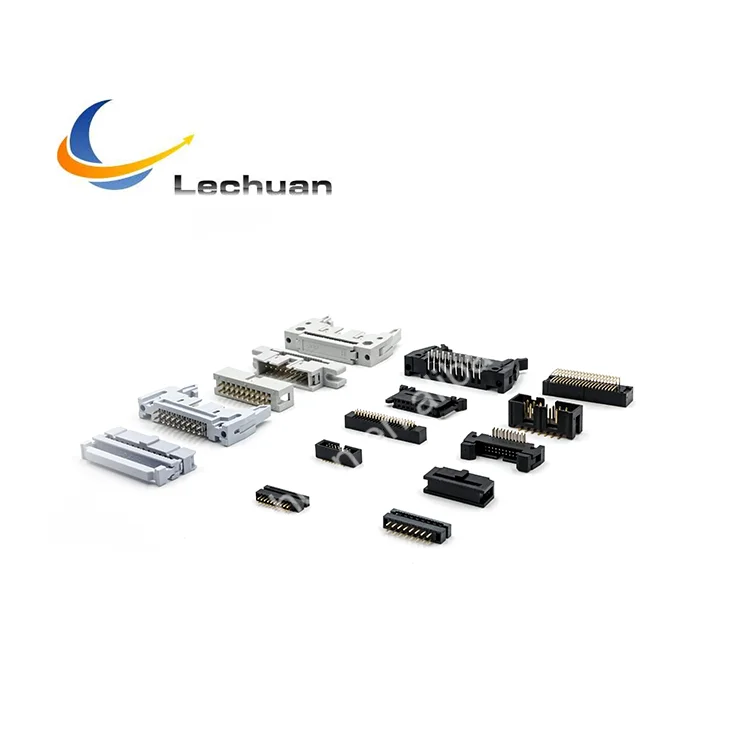 1.27mm Pitch 2*10P 180 Degrees Straight Right angle DIP Brass Gold Plated Male Box Header PCB Connector