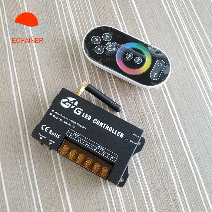 DC12V 2.4G wireless RGB controller with touch remote control