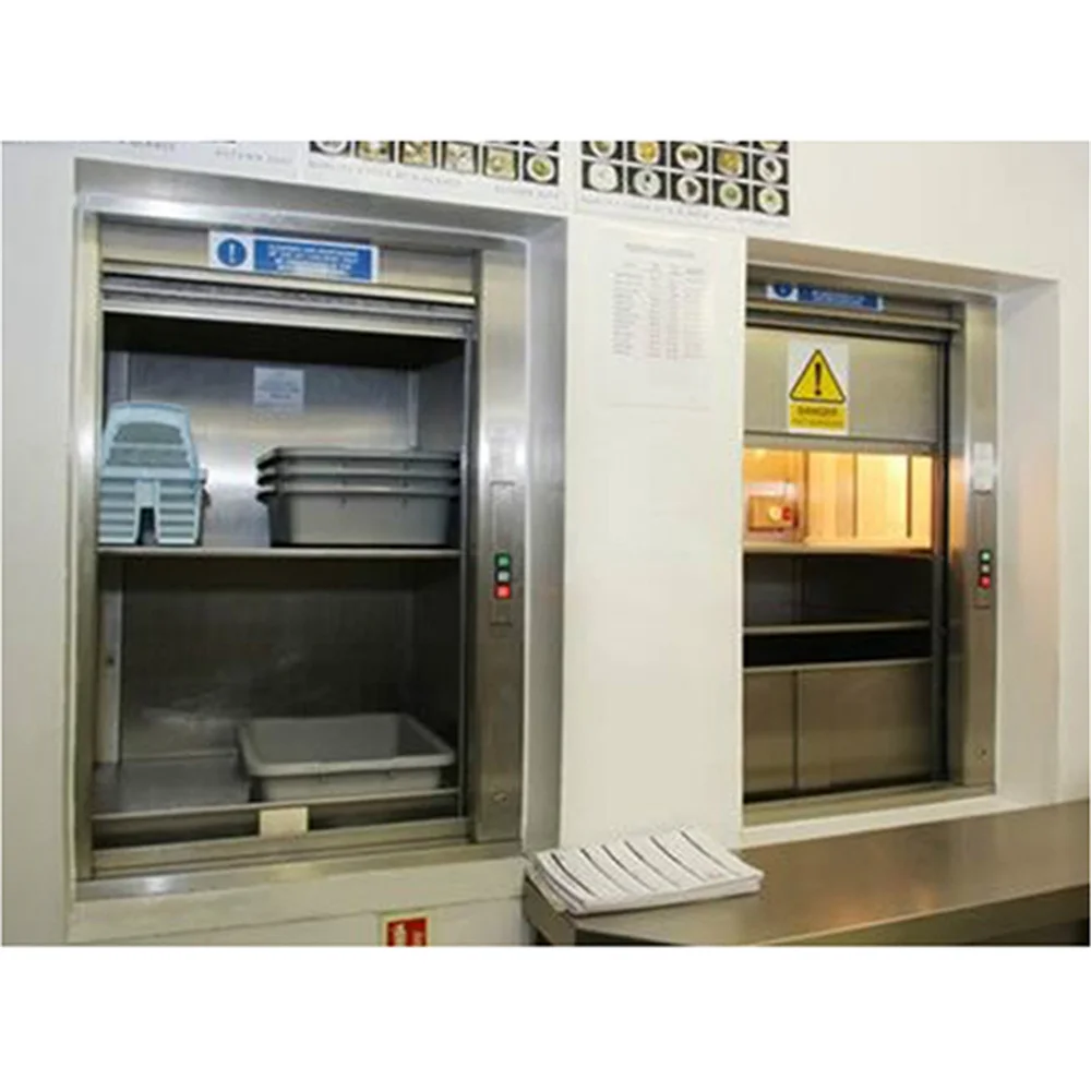 100KGS CheapFood Elevator Lift Dumbwaiter Kitchen Food Elevator Hotel Electric Dumbwaiter