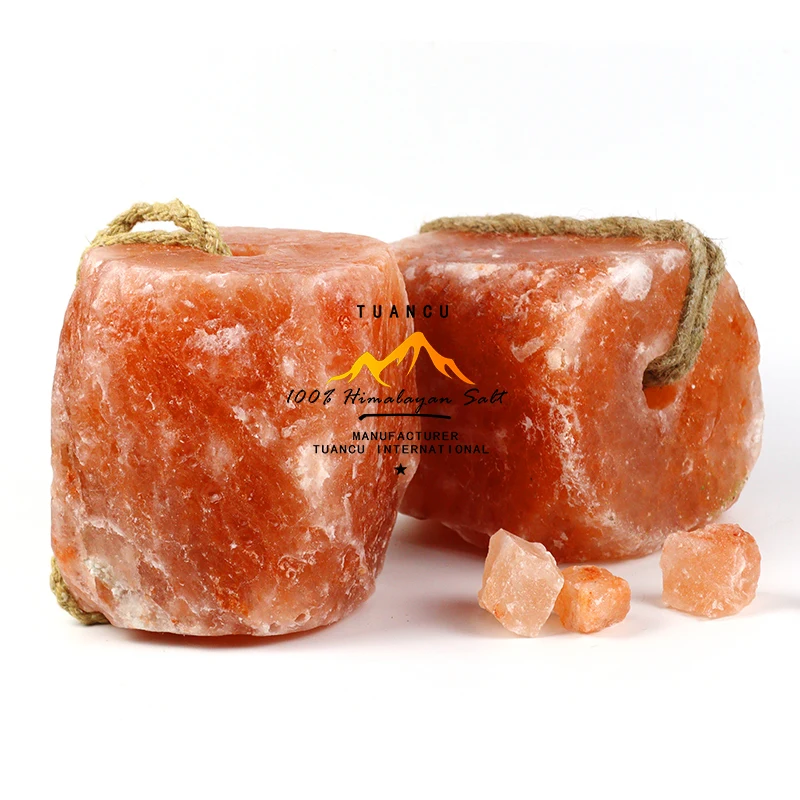 Rock Cow Licking Salt Animal Pink Himalayan Lick Salt Natural Food Grade Customizable Livestock Cattle 3 Year Cattle Rope 98%min
