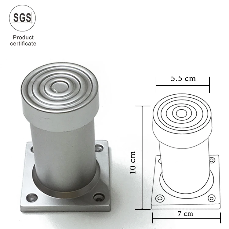 affordable Home Furniture cylindrical Modern Plastic ABS Furniture legs for sofa