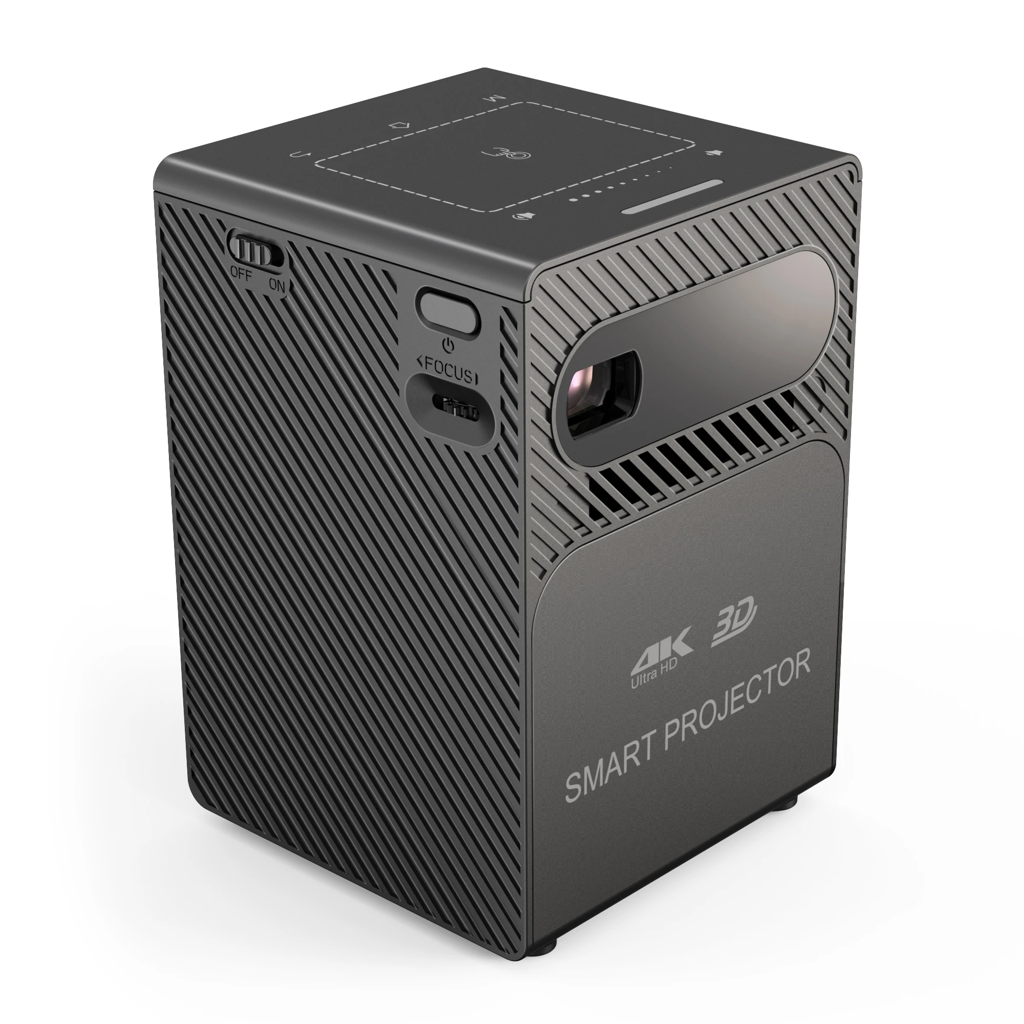 FLYIN Mini Projector 4K DLP Wireless Portable Movie Projector Home Theater HD Projector With Tripod