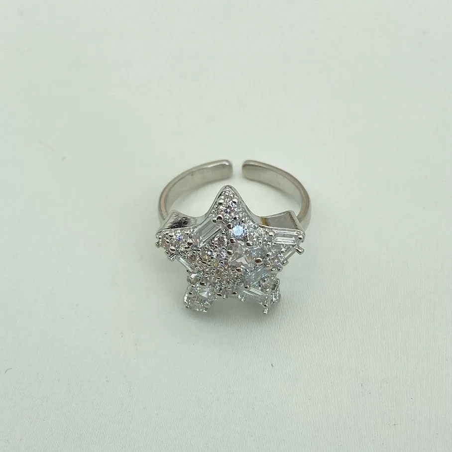 New Style INS HOT Selling Wholesale Bulk Rings Jewelry Custom Statement Silver Gold Women Wedding Gifts Ring for Girl Designer