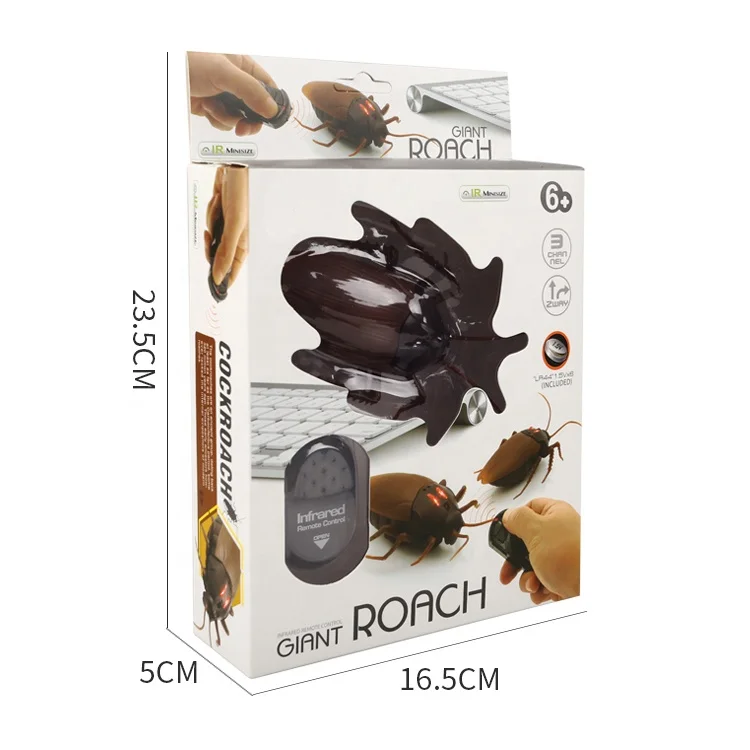 Remote Control Mock fly Prank Insects Joke Scary toys Bugs fun Terrifying Toy for kids girl