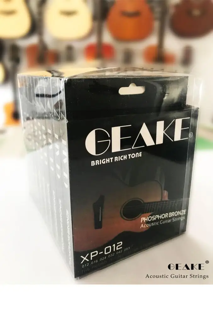 China Geake OEM/ODM acoustic wood guitar string XP-012