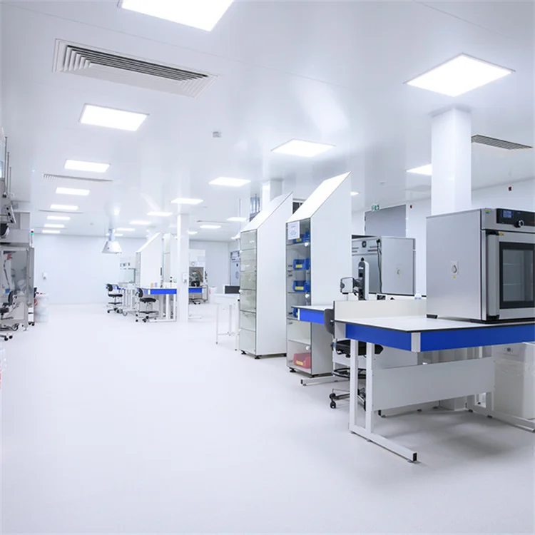 Class 7 Sandwich Wall Panels Machine Modular Cleanroom System Solution laminar flow iso 8 cleanroom
