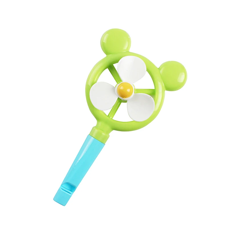 China Factory Mouse Mickey Head Fan Whistle Cheap Small Plastic Whistle Toy For Children