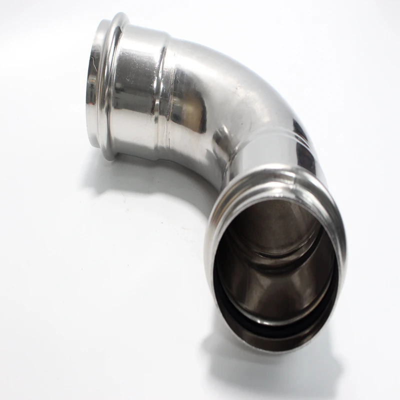High Cost-Effective Top Standard Stainless Steel Sanitary 90 Degree Elbow Coupling Fitting  Pipe