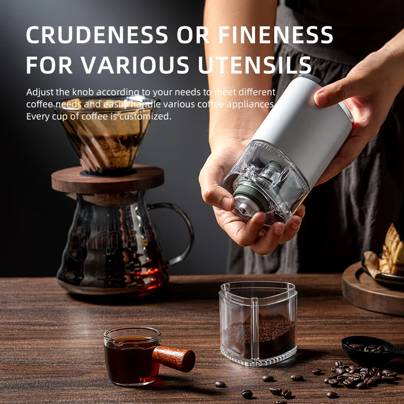 High Performance Stainless Steel Grinding Core Coffee Grinder Portable Mini Grinder Small Electric Coffee Grinder