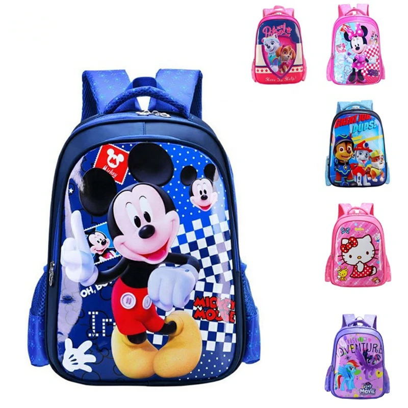 New primary School Backpacks Digital Print Book Bags Custom Logo Kids School Bags
