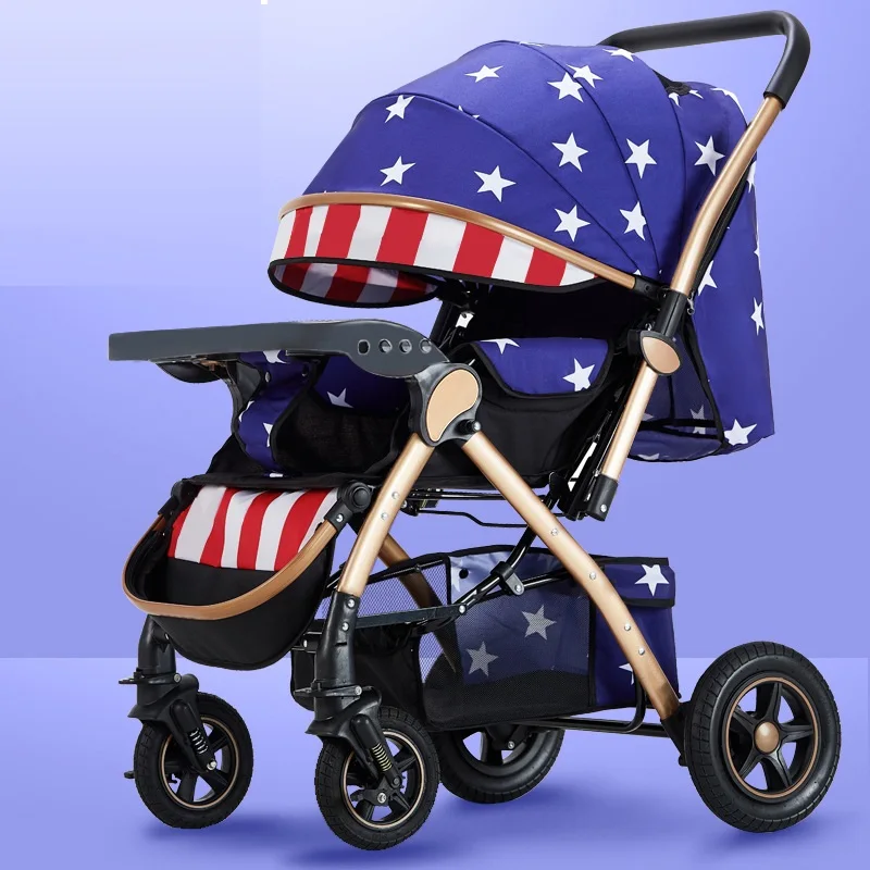 High Quality 3 in 1 baby stroller luxury high landscape poussette Multi-Functional baby pram baby strollers for travel