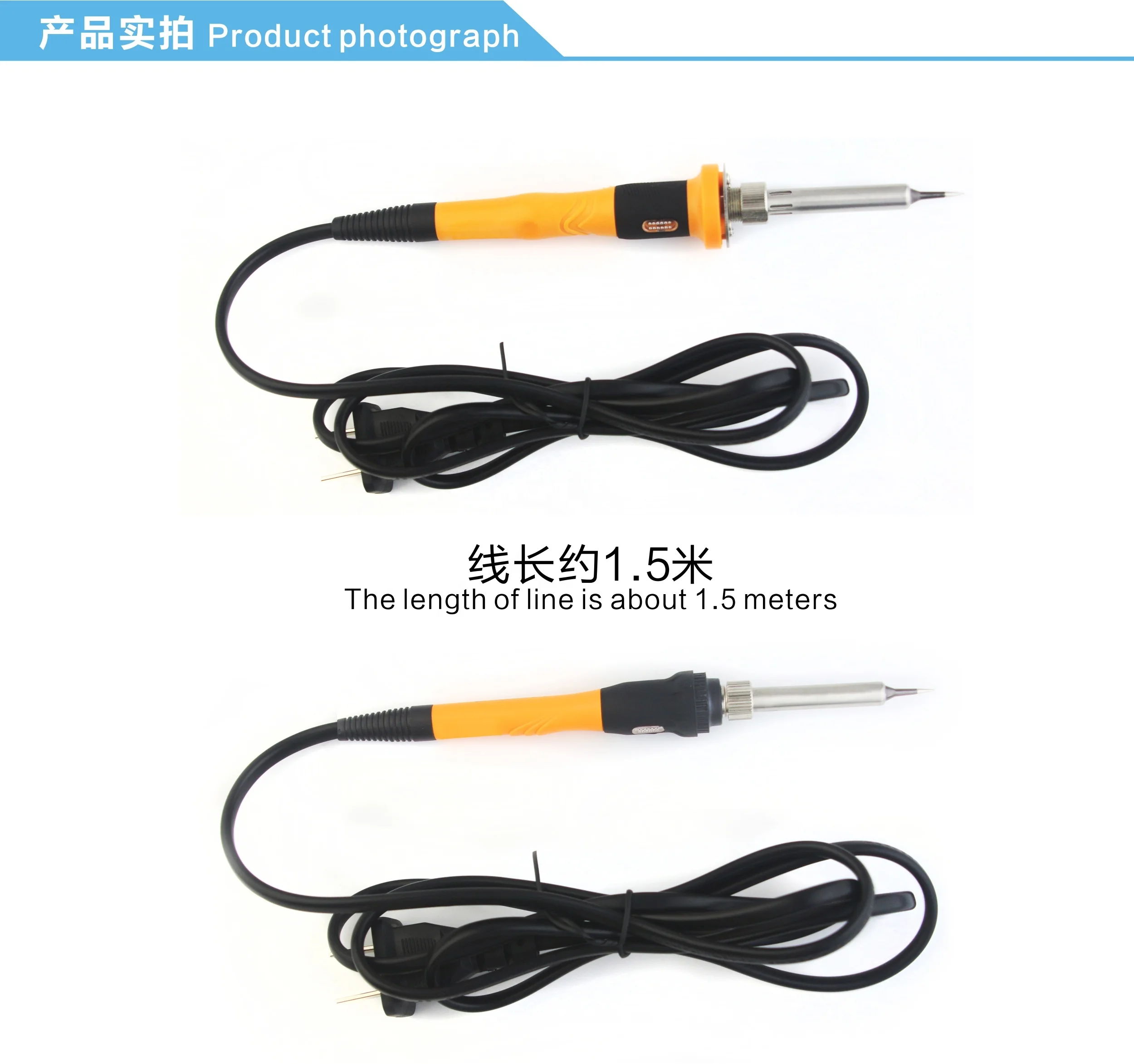 SUNSHINE Heating Core Anti Slip Silicone Sleeve 907A Tin Soldering Irons For Sale