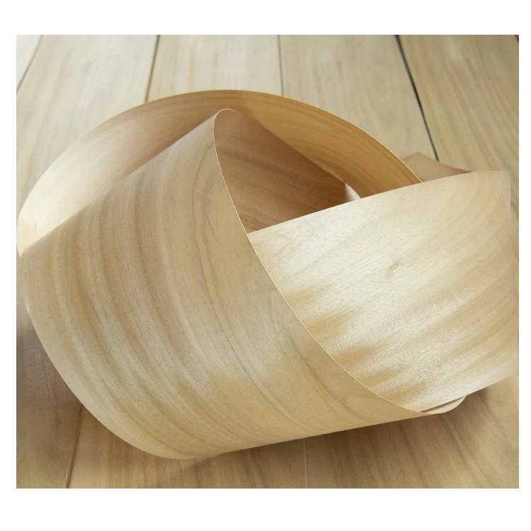 Натуральный золотой тик четверть Cut древесины шпон для украшения стены панели