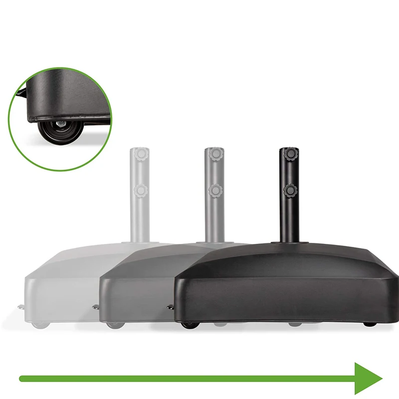 22L Sun Umbrella base with pulley water injection sand plastic courtyard middle column umbrella base