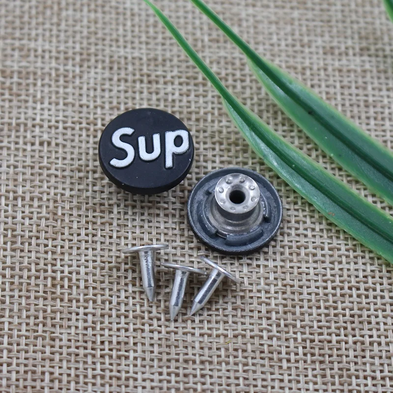 Factory wholesale fashion design custom logo jeans buttons for pants