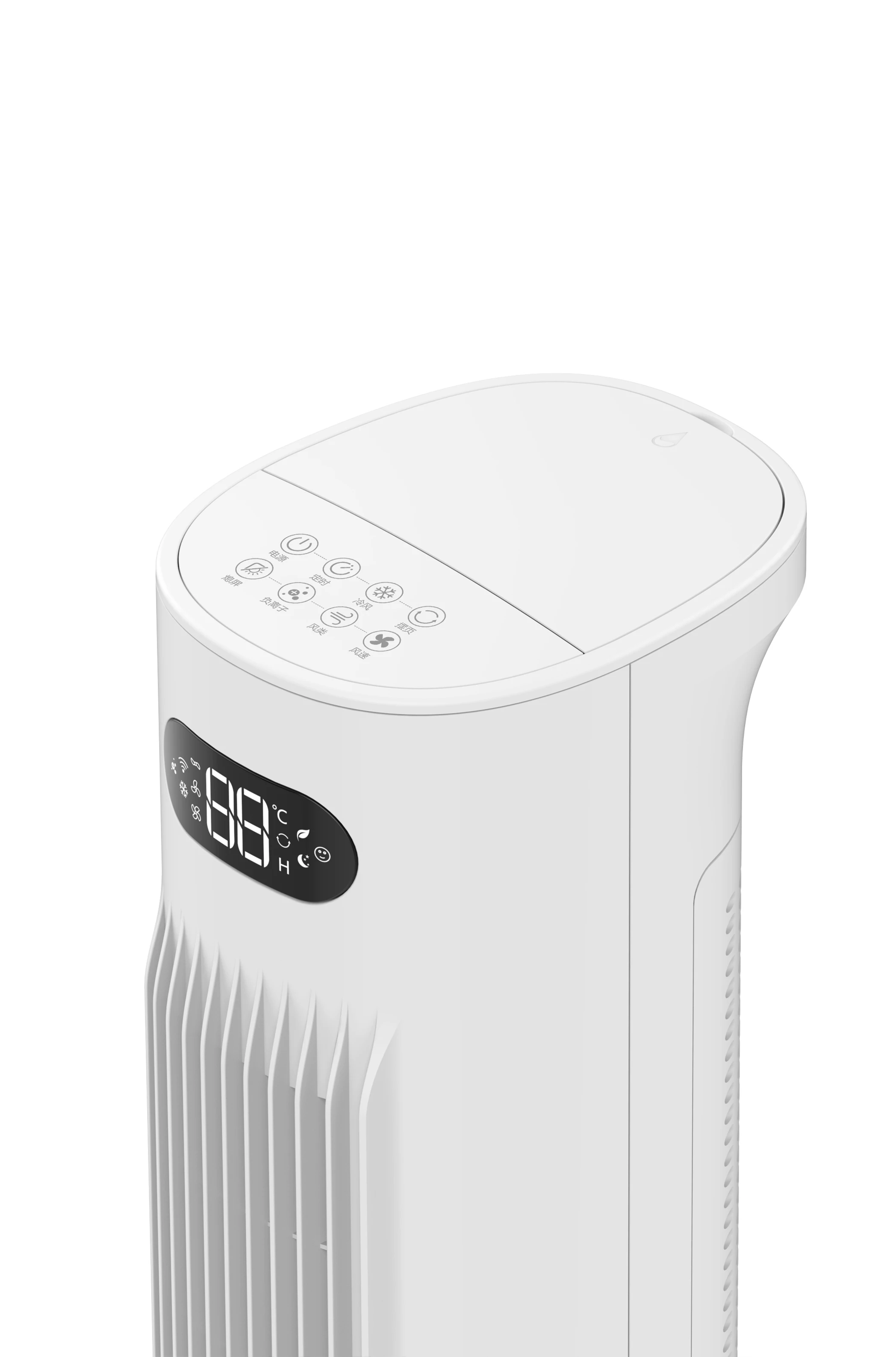 Newest Remote Control Tower Fan Electric Summer Cooling and Humidifying Air Cooler with 7L Water Tank Used