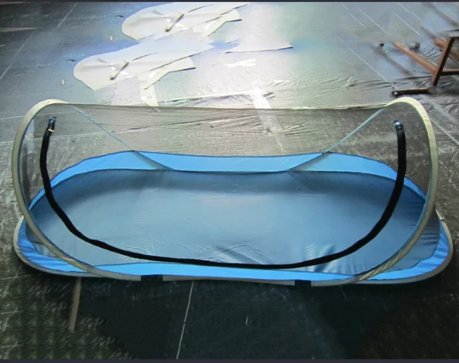 Outdoor pop up portable travel mosquito net tent for hiking and camping