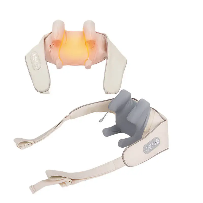 4 in 1 Muscle Pain Relief Shoulder Neck Massager Electric Full Body Massaging Device Kneading Pillow
